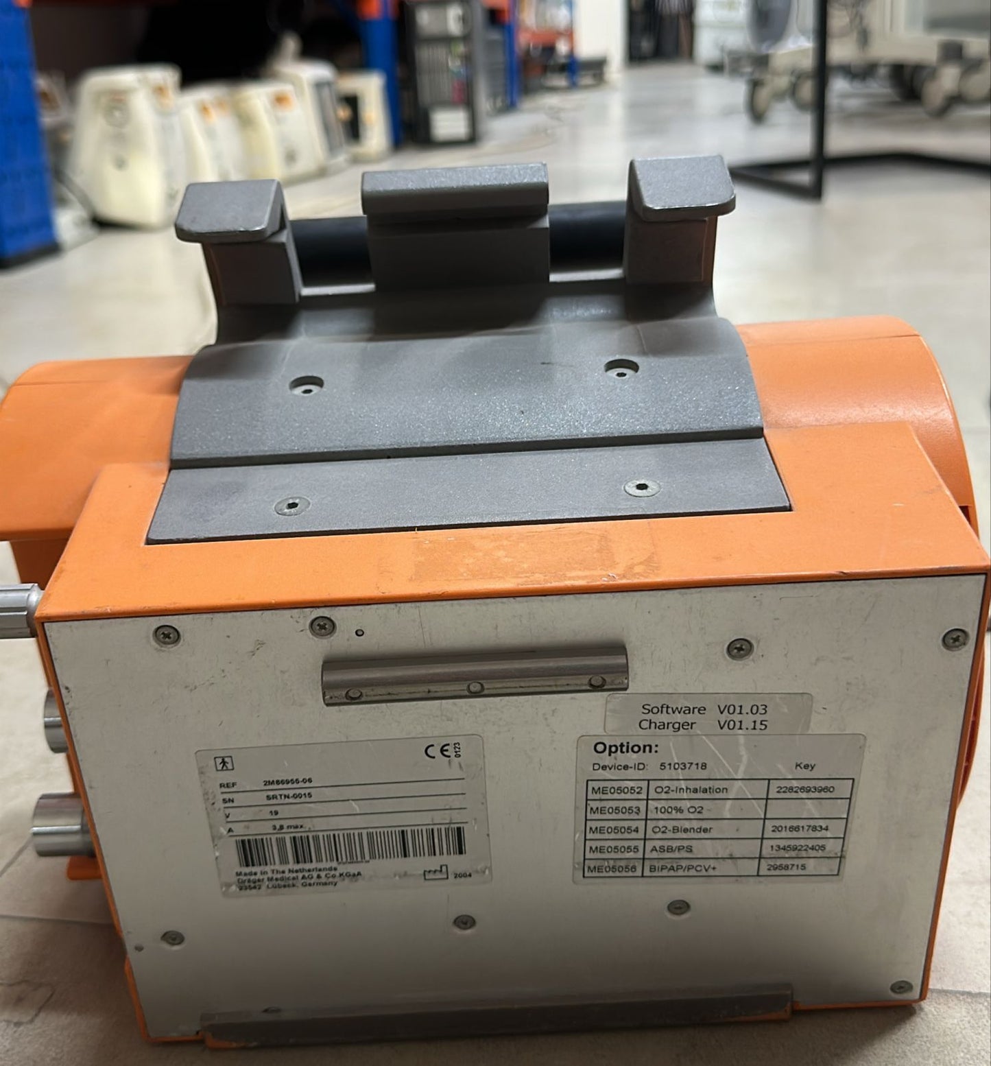Dräger Oxylog 3000 refurbished equipment