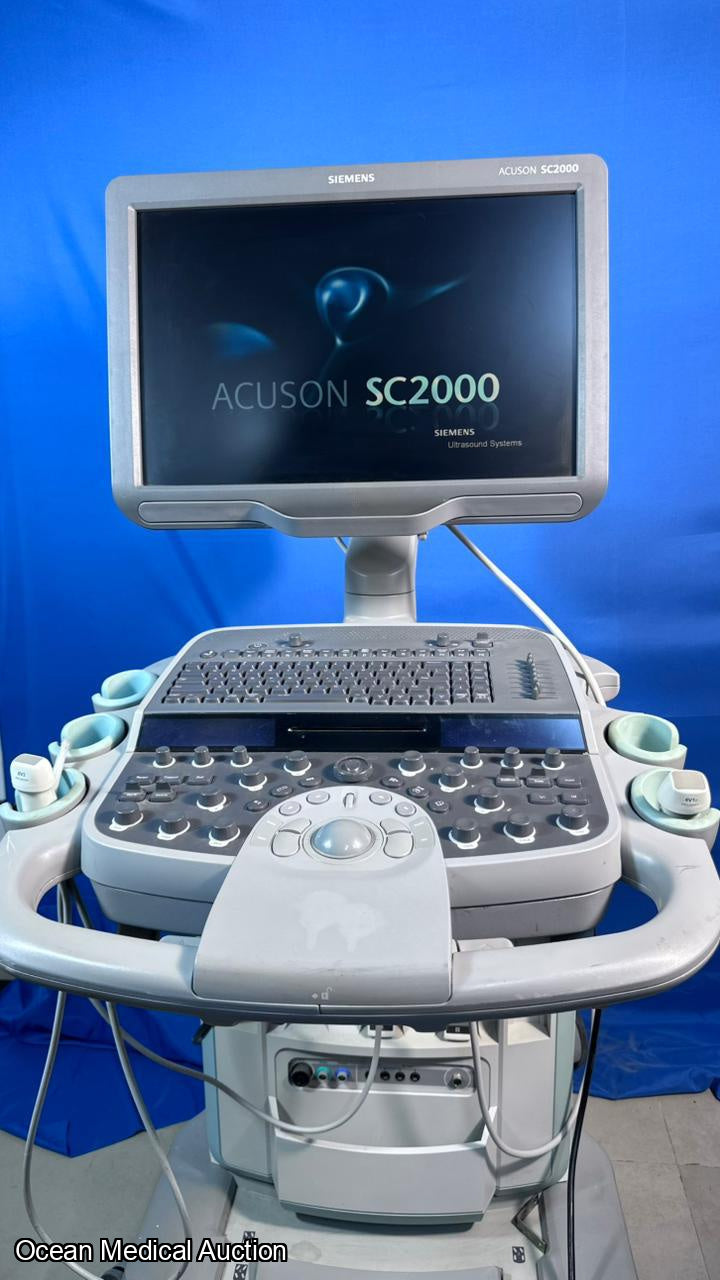 Seimens Acuson SC2000 ultrasoound with cardiac probe(2013)