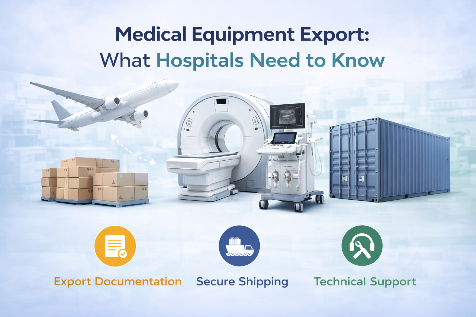 Medical Equipment Export: What Hospitals Need to Know