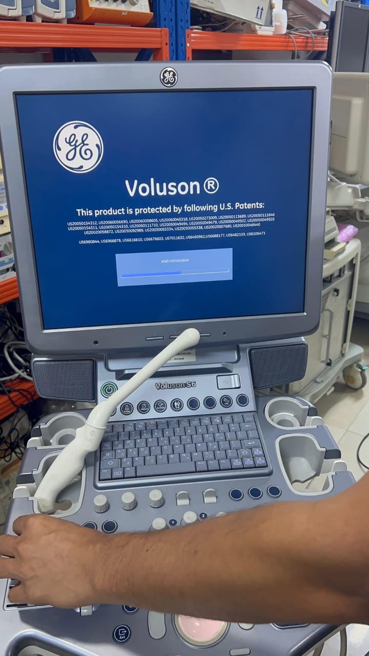 GE Voluson S6 with convex and TVS probe Year 2013