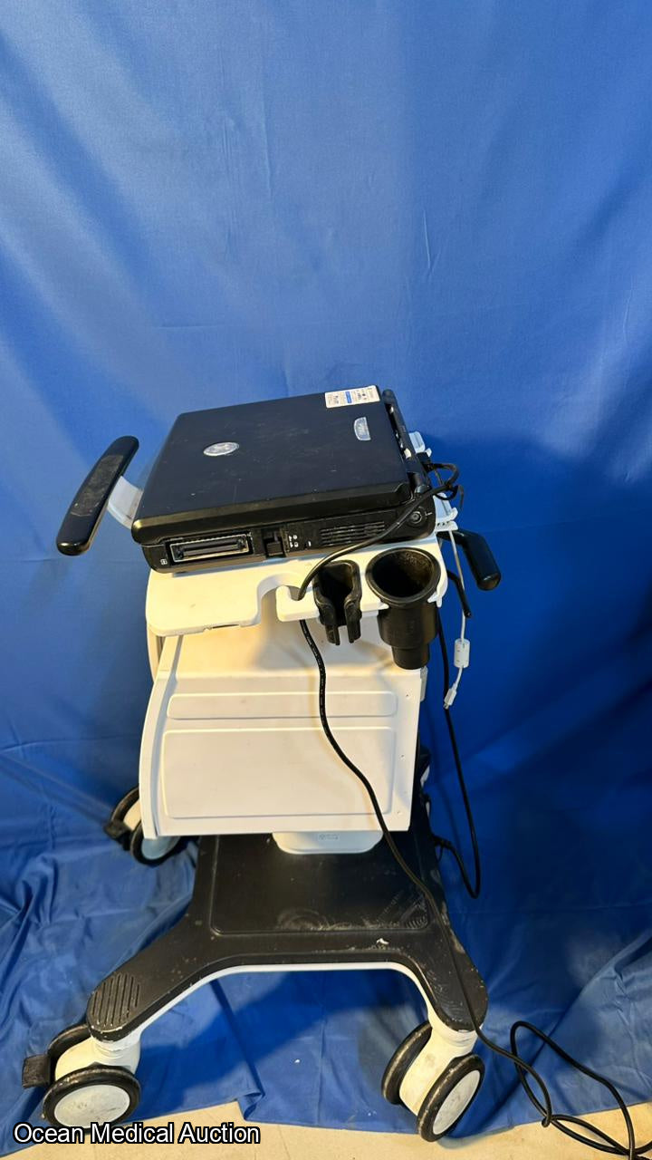 GE Logiq E Portable Ultrasound System (2012) with 3S-RS Cardiac Prob