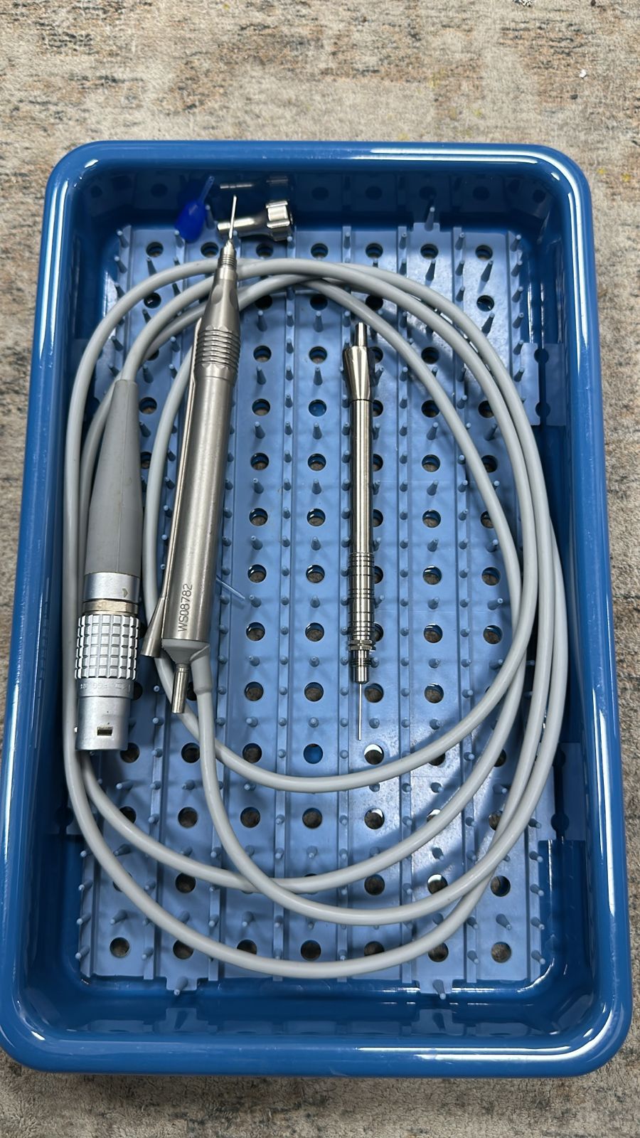Dental Electric Micromotor Handpiece Set (Contra-Angle + Straight Handpieces with Motor Cables)