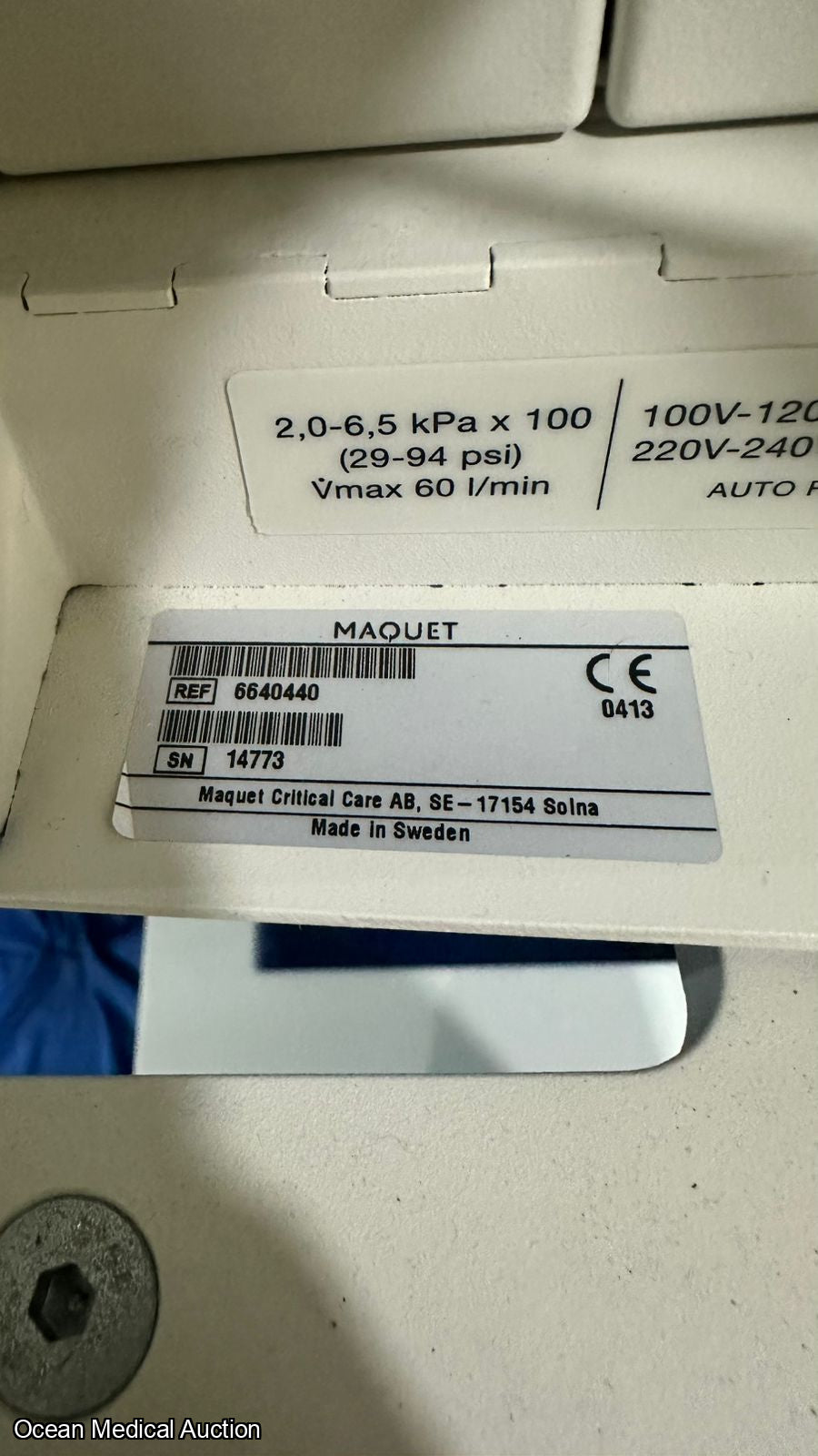 SEIMENS MAQUET SERVO-S VENTILATOR