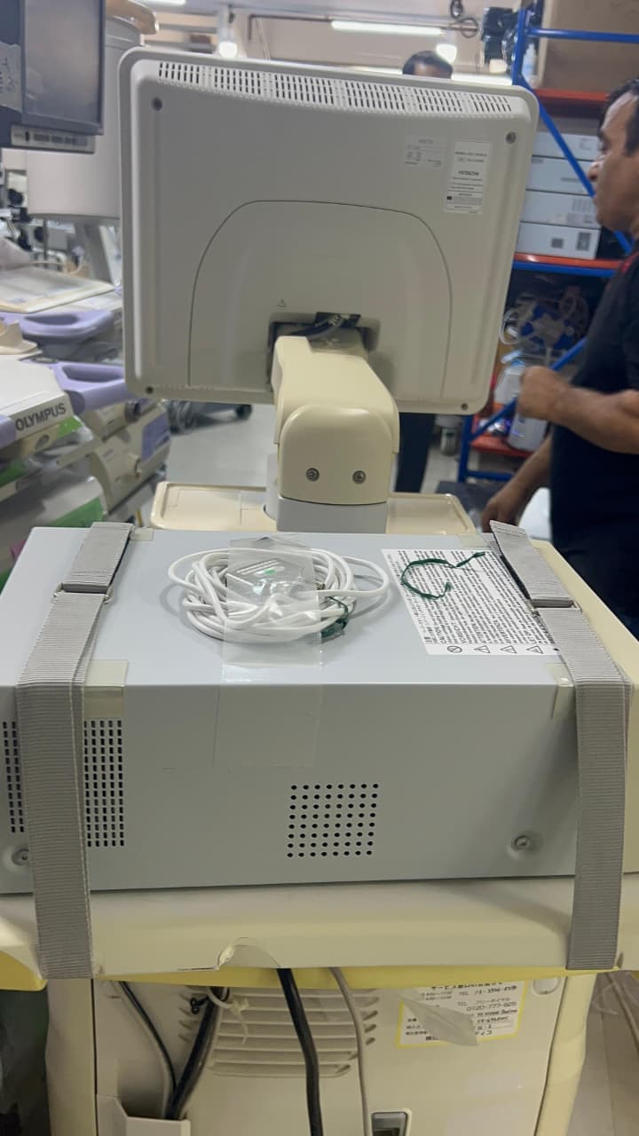 Hitachi Hi Vision preirus ultrasound convex and linear probe