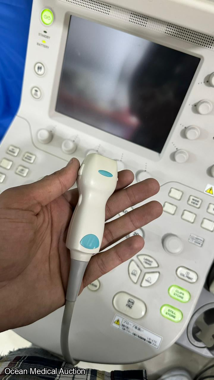 Toshiba Xario 200 with convex, linear and cardiac probe