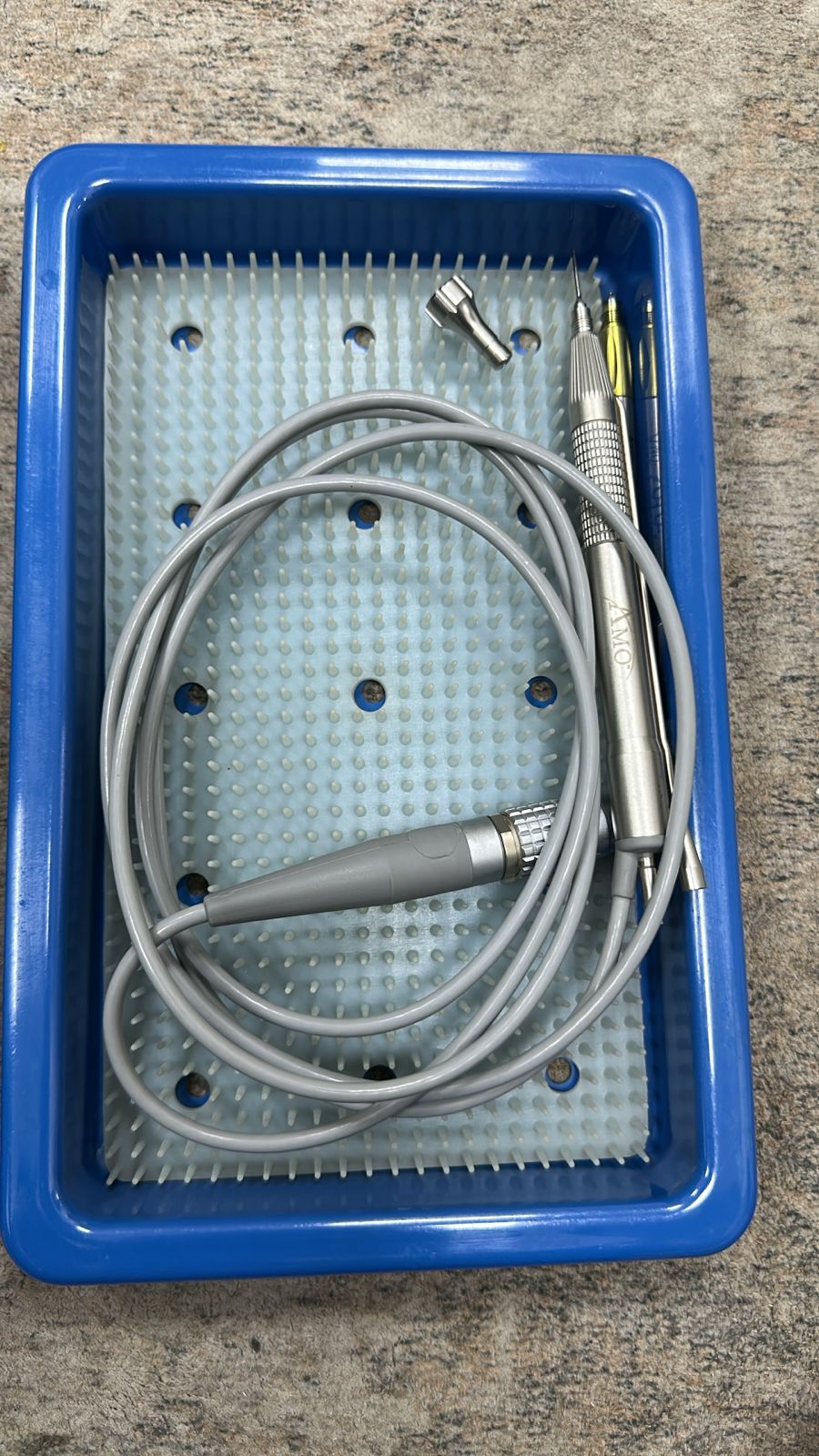 Dental Electric Micromotor Handpiece Set (Contra-Angle + Straight Handpieces with Motor Cables)