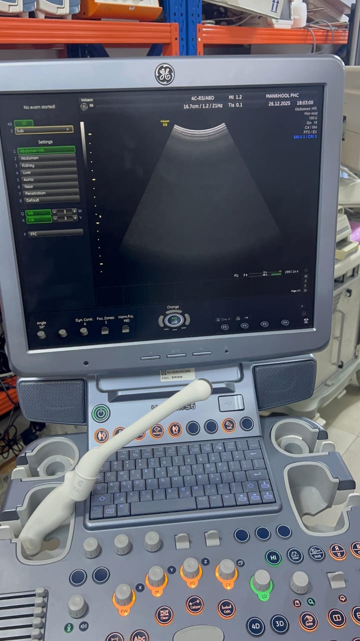 GE Voluson S6 with convex and TVS probe Year 2013