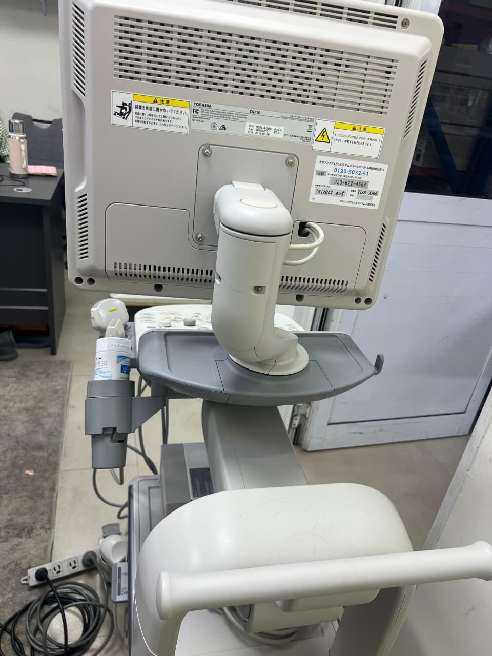 Toshiba Xario 100 ultrasound with cardiac,linear and convex probe refurbished equipment