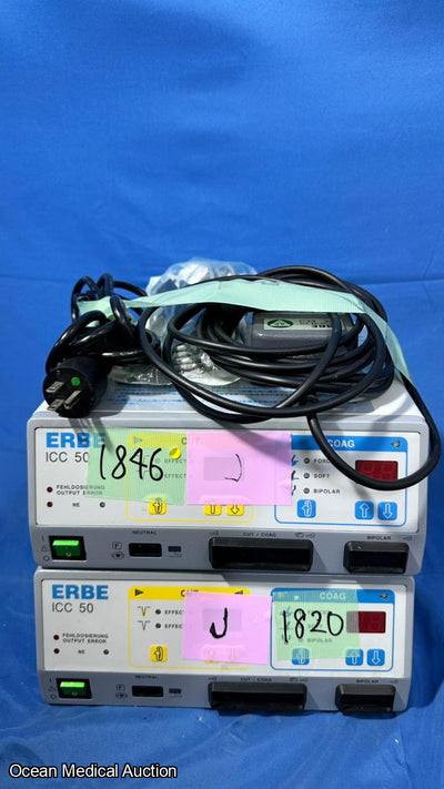 ERBE ICC 50 ESU with foot switch