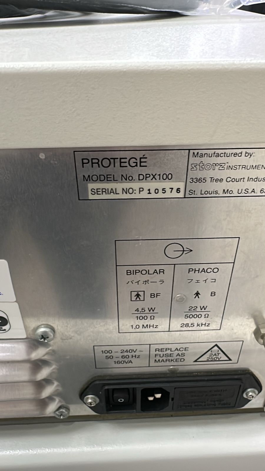 Storz protege phacoemulsifier