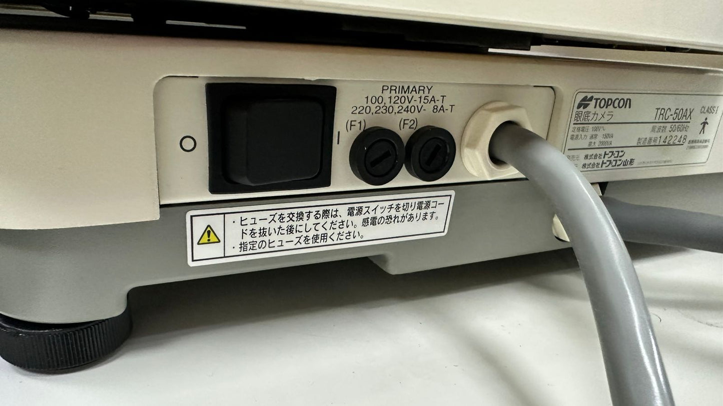 TRC 50AX RETINAL CAMERA