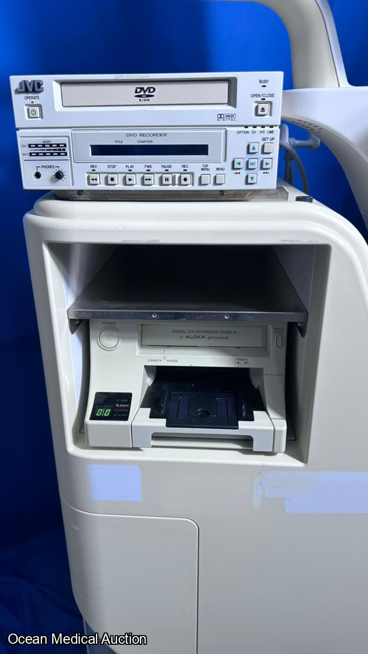 Hitachi Aloka alpha 7 ultrasound with convex,linear and cardiac probe