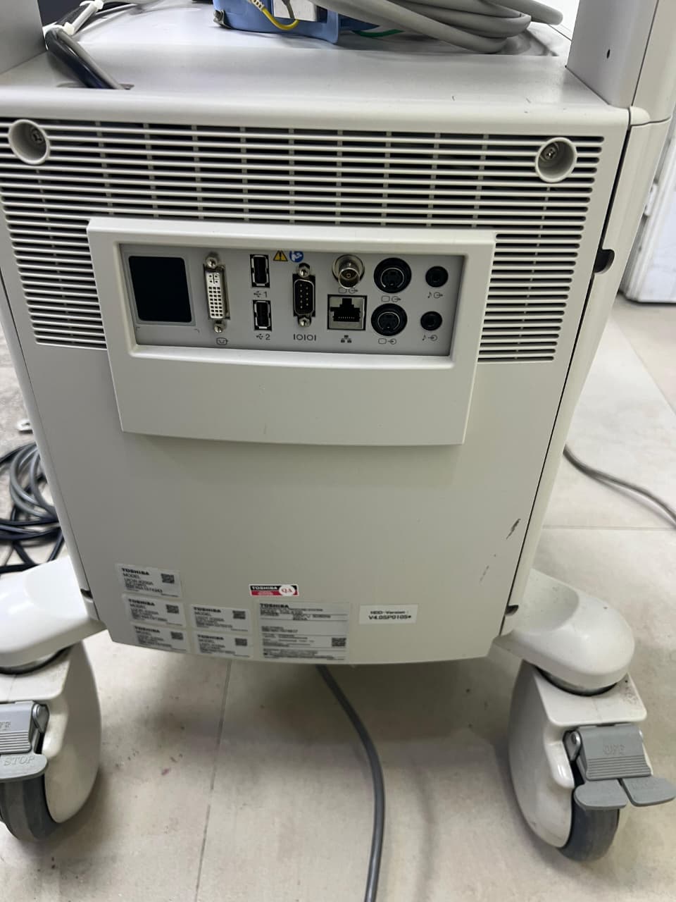 Toshiba Xario 100 ultrasound with cardiac,linear and convex probe refurbished equipment