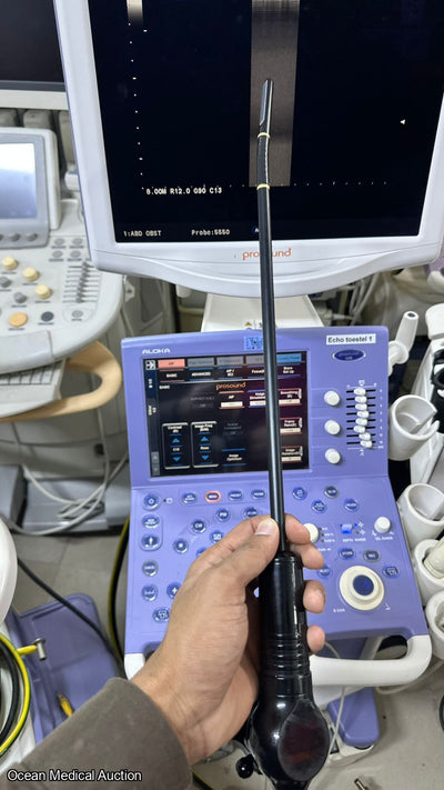 ALOKA UST-5550 linear-array (laparoscopic / intraoperative / vascular / small-part) probe SN.20032364