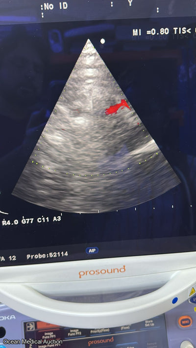 Aloka ust 52114P ntraoperative / phased-array ultrasound transducer (probe) SN.200D3785