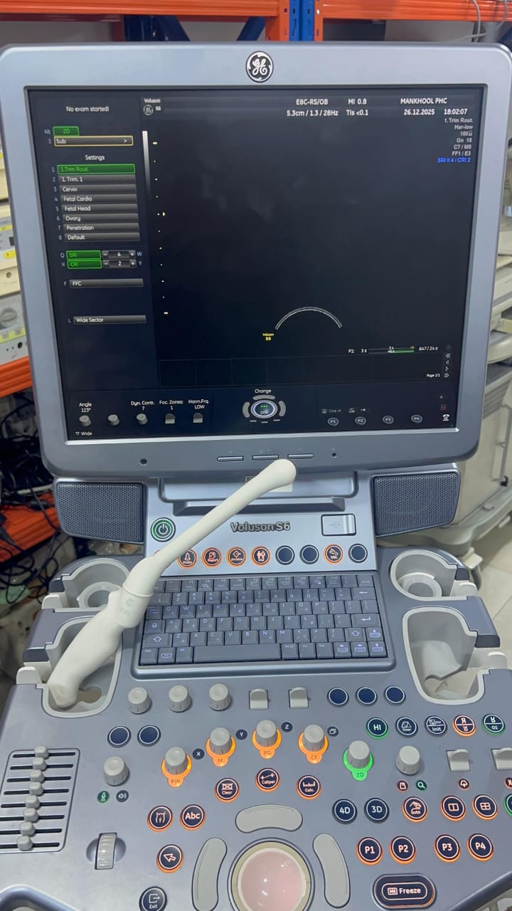 GE Voluson S6 with convex and TVS probe Year 2013