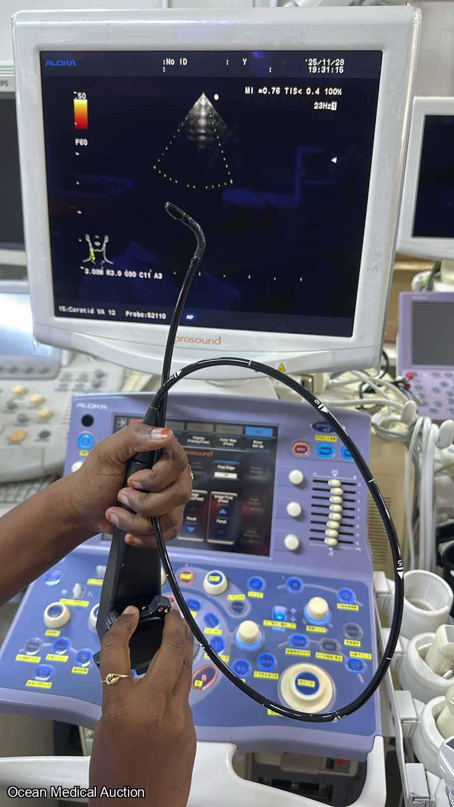 Aloka ust 52110s neonatal / pediatric T.E.E. SN.20004764