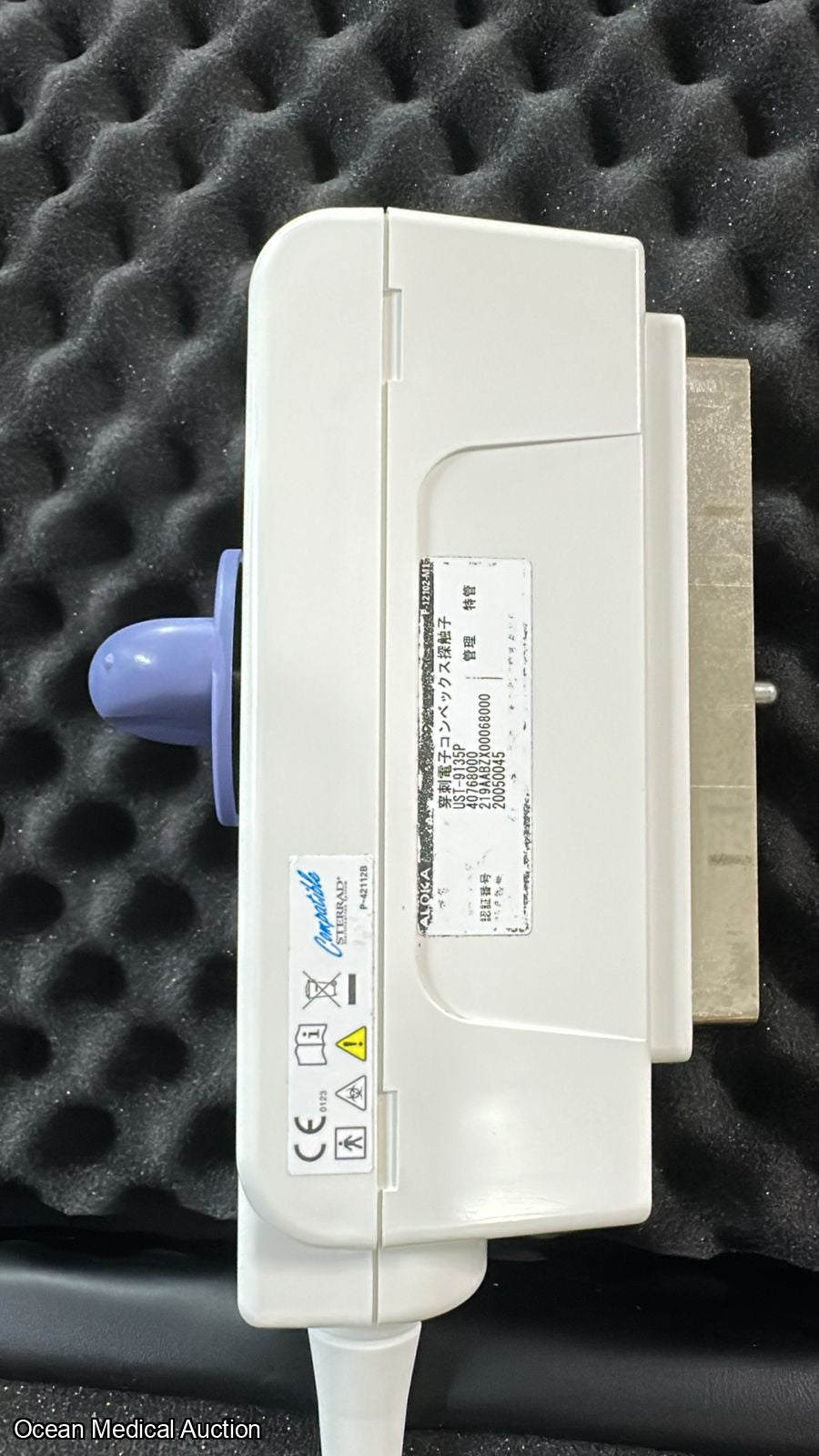 Aloka Ust 9135p curved (convex) array ultrasound transducer / probe.SN.20050045