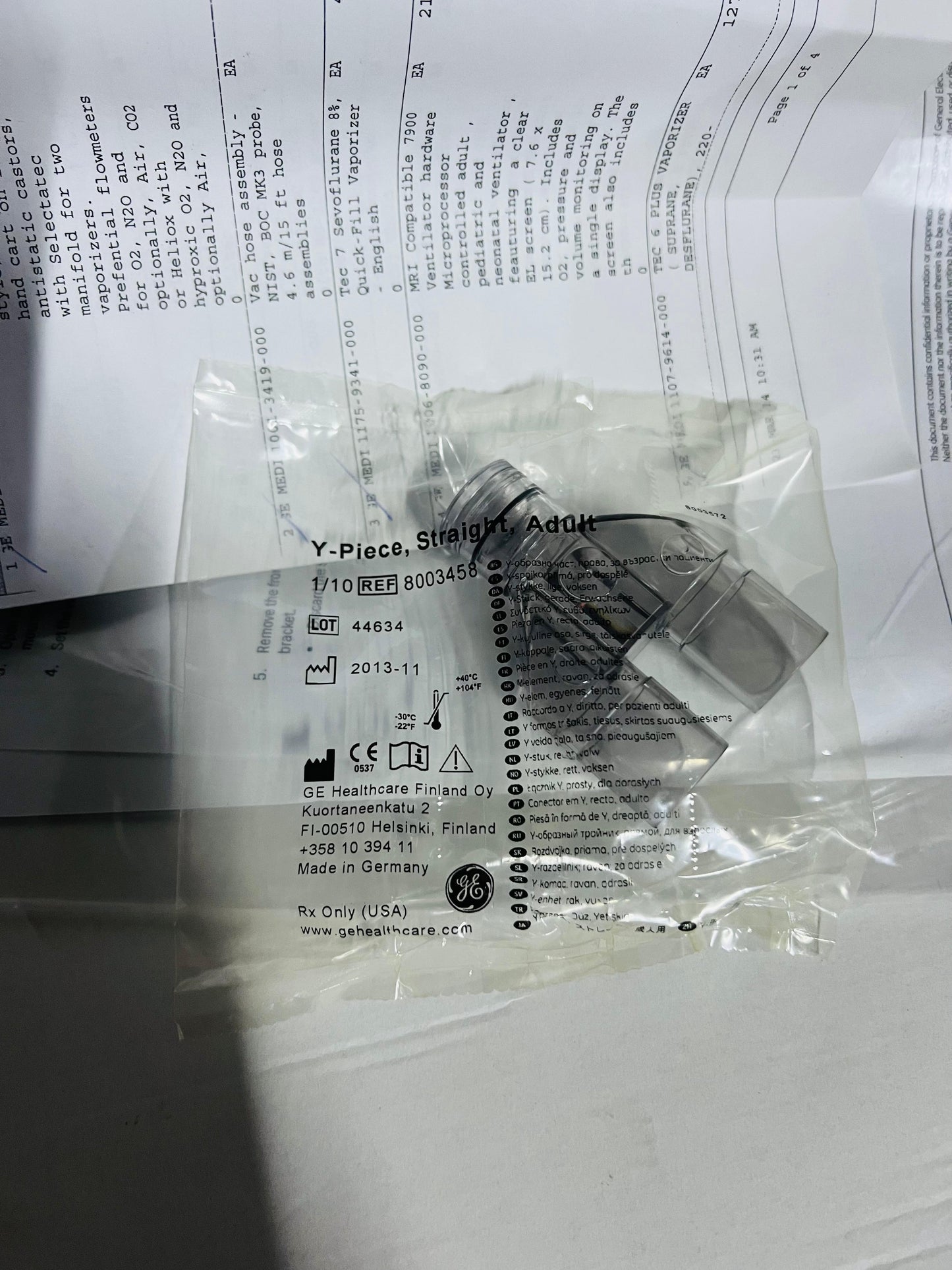 GE Datex-Ohmeda Aestiva/5 MRI Anesthesia Machine with Tec 7 Sevo & Tec 6 Desflurane Vaporizer