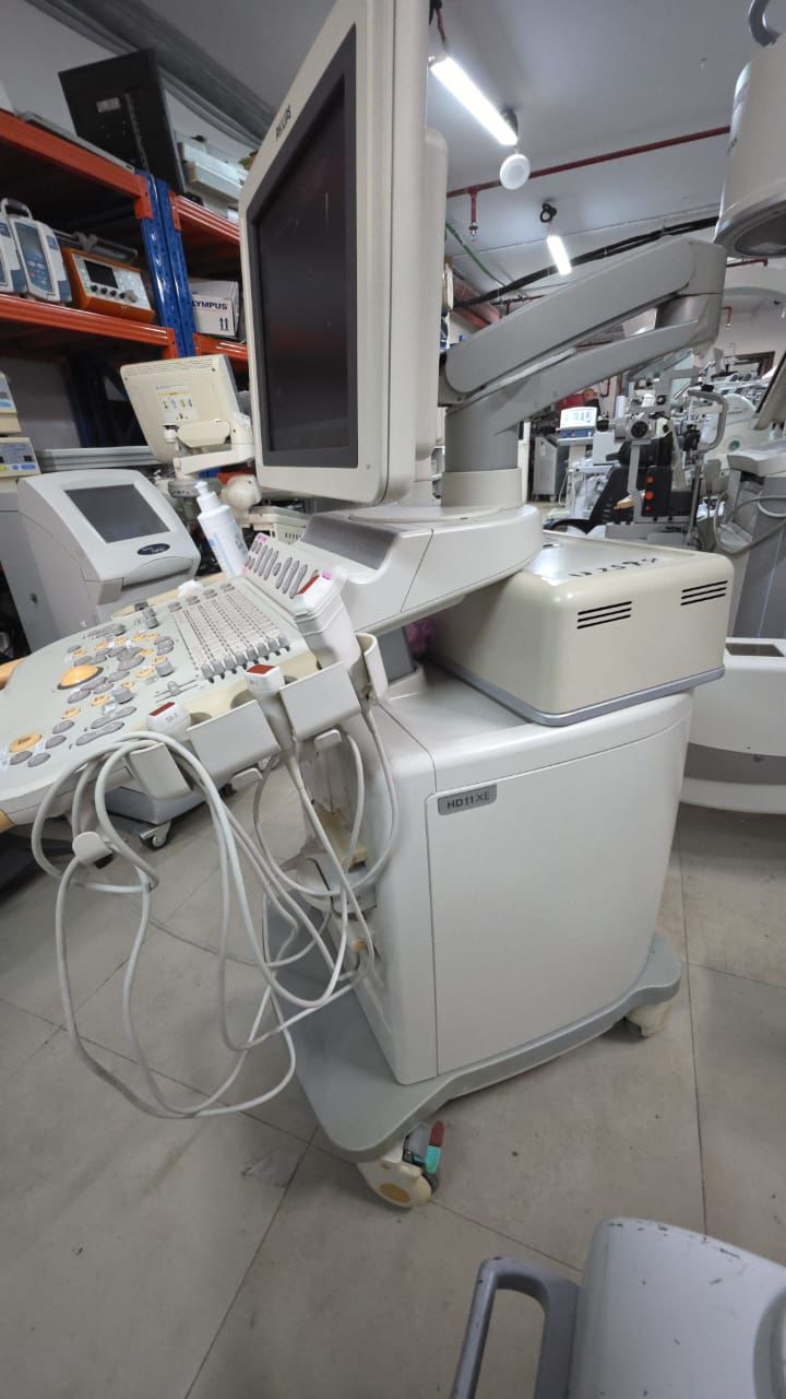 Hd11xe ultrasound With adult cardiac pediatric cardiac  and linear probes