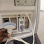 GE ultrasound vivid E9 with a convex probe