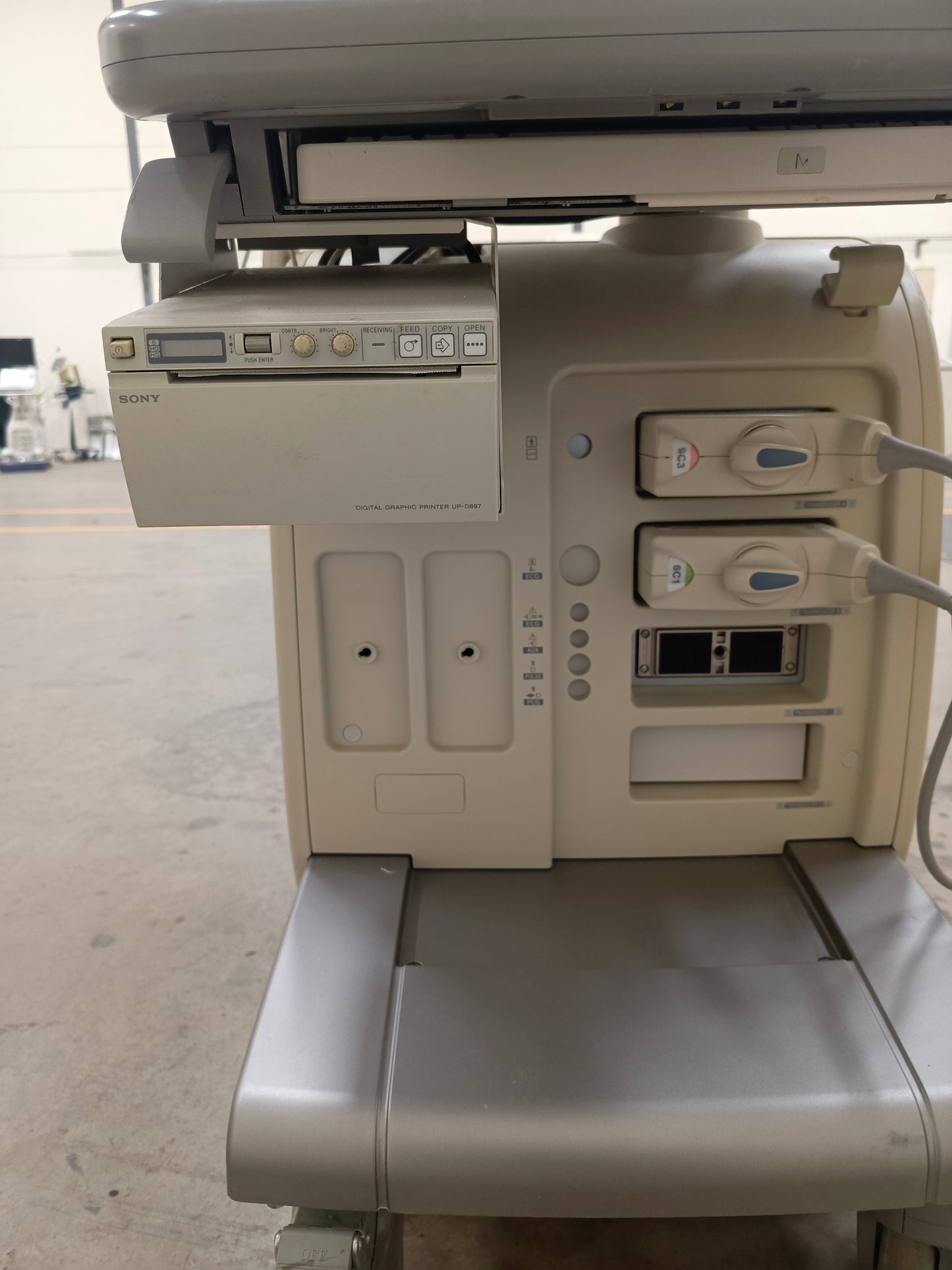 Toshiba aplio 300 ultrasound with convex probeandTVS probe Refurbished equipment. BH