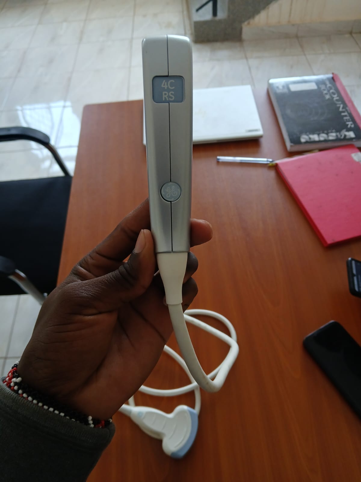 GE-4C-RS CONVEX ULTRASOUND PROBE/TRANSDUCER FOR GE VOLUSON S6 ULTRASOUND MACHINE. BH