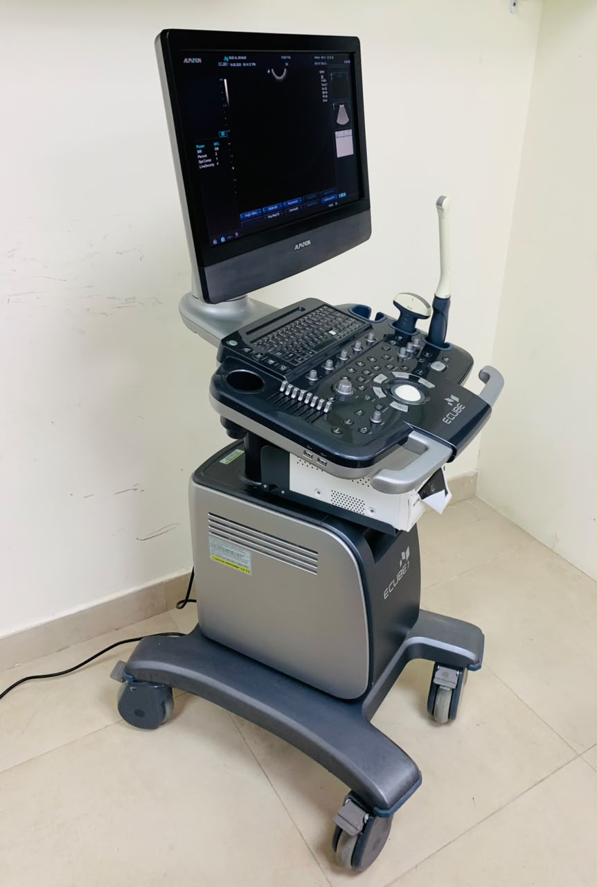 Alpinion E-cube 7 ultrasound machine with TVS and Convex probes. BH