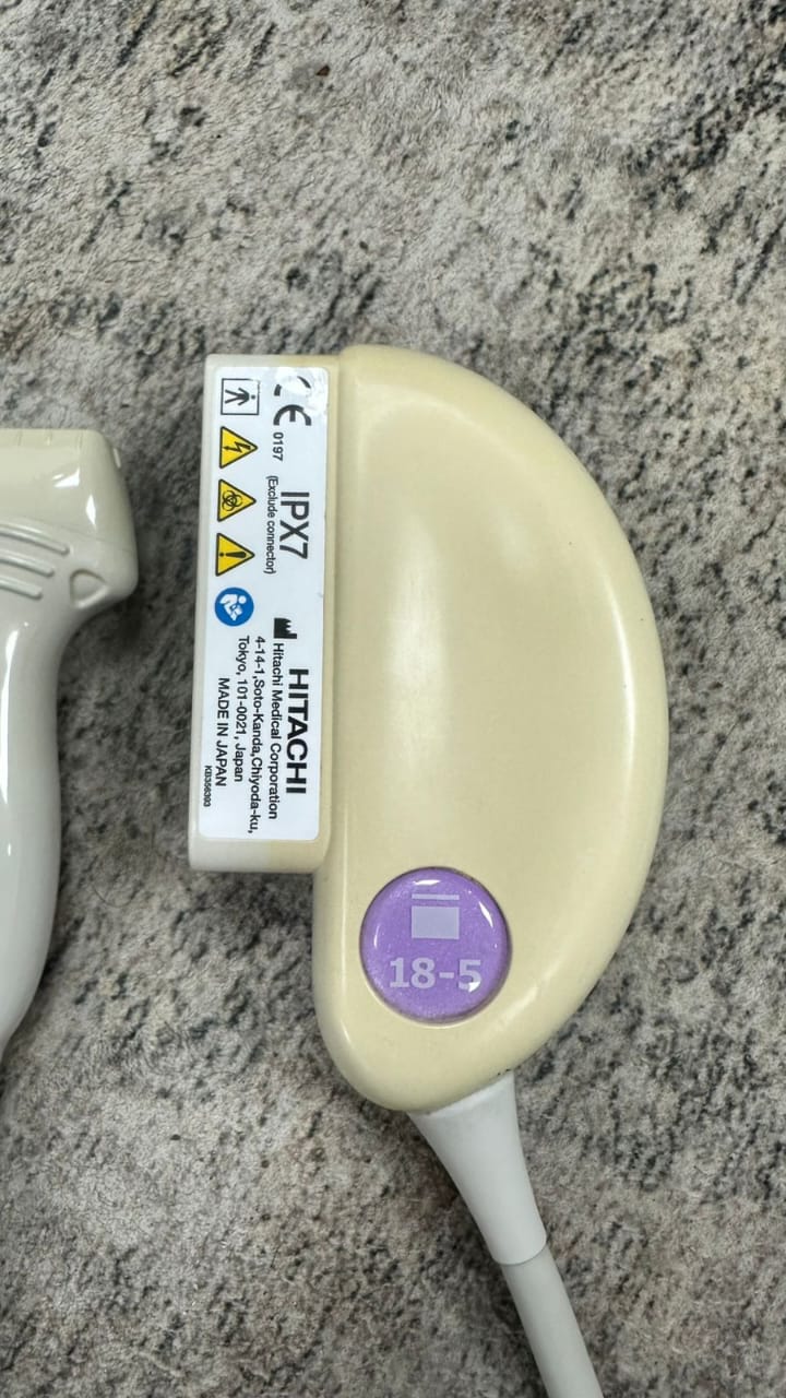 Hitachi 18-5 linear probe checked ok dxb SN.KE15498310A
