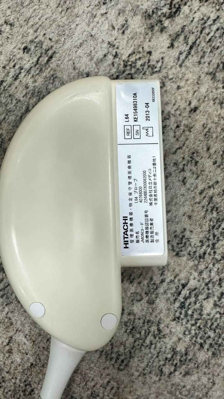 Hitachi 18-5 linear probe checked ok dxb SN.KE15498310A