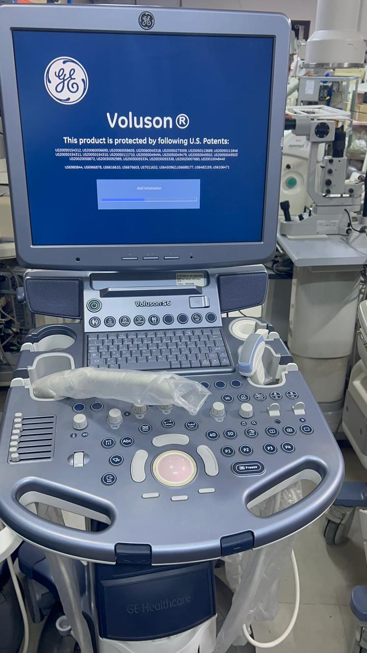GE Voluson S6 with convex and TVS probe Year 2013