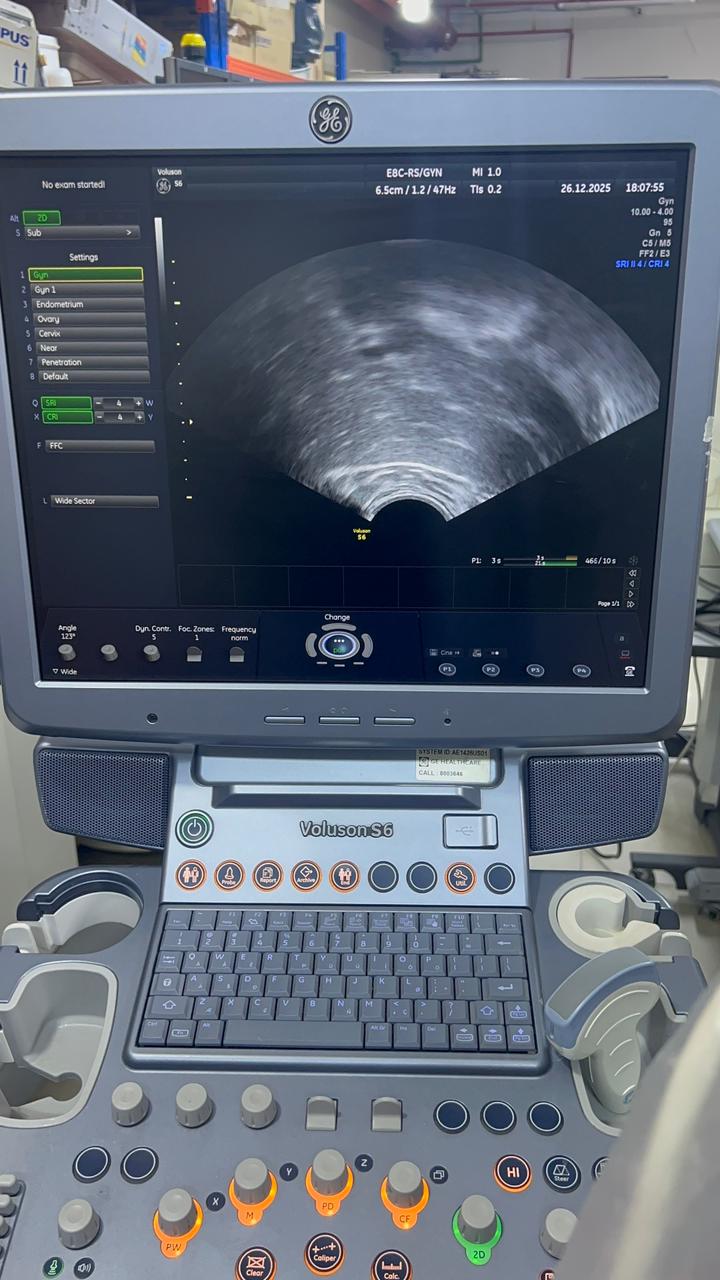 GE Voluson S6 with convex and TVS probe Year 2013