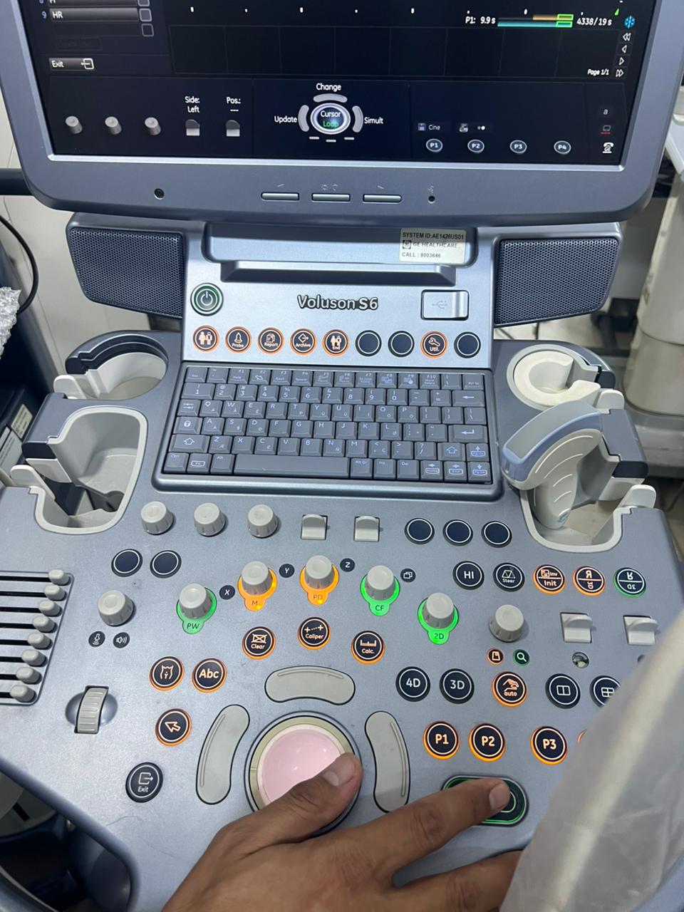 GE Voluson S6 with convex and TVS probe Year 2013