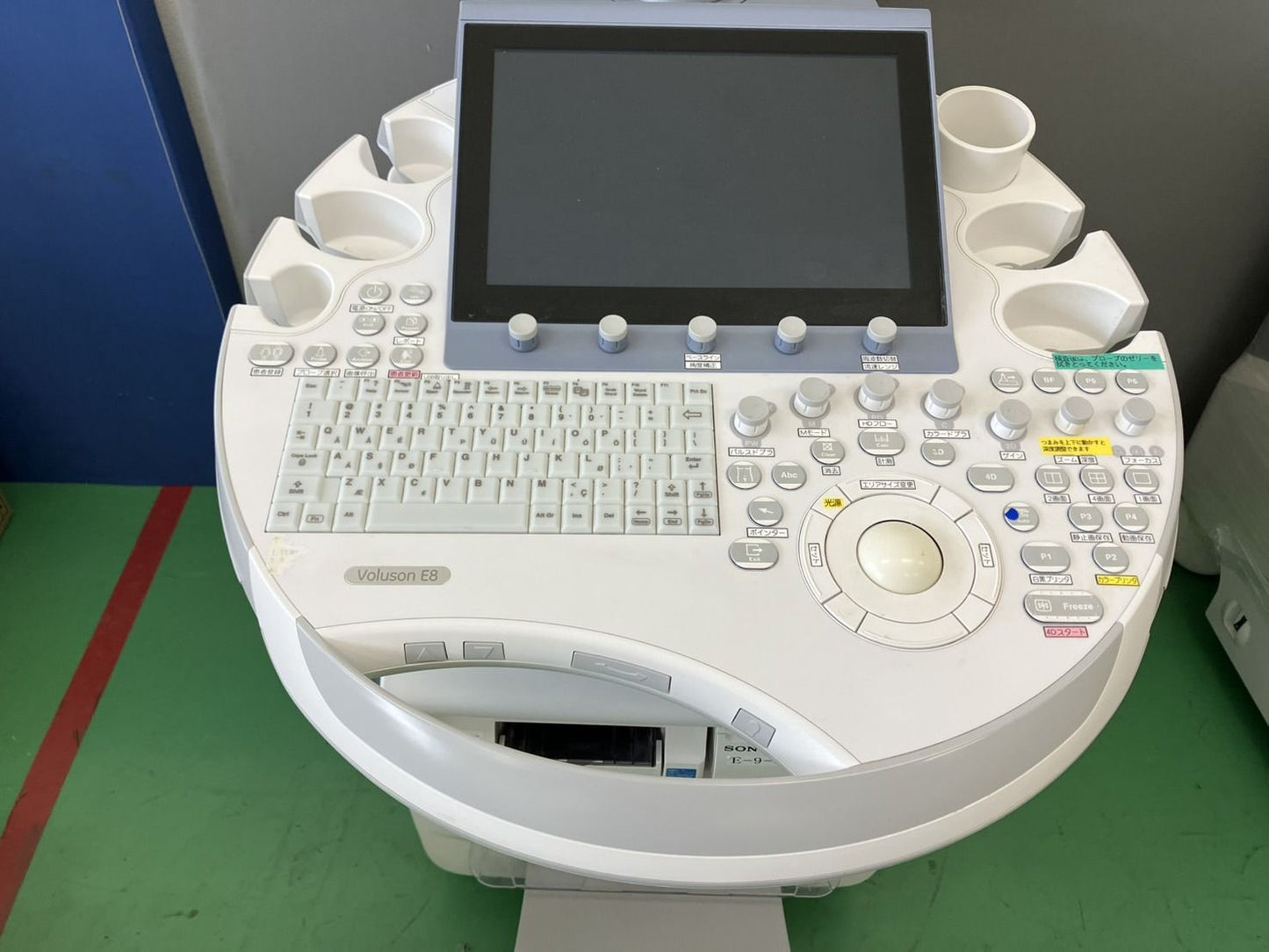 GE Voluson E8 BT16 4D Ultrasound System (2016) with RAB6-D Probe – HDlive – OB/GYN