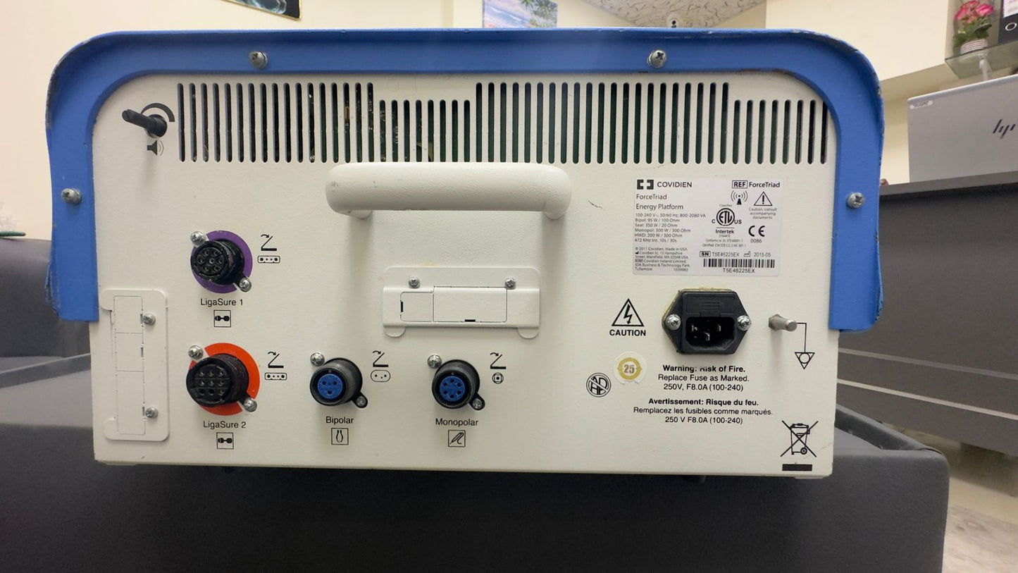 Covidien ForceTriad Energy Platform with LigaSure – Electrosurgical Generator – USA (REFURBISHED EQUIPMENT)