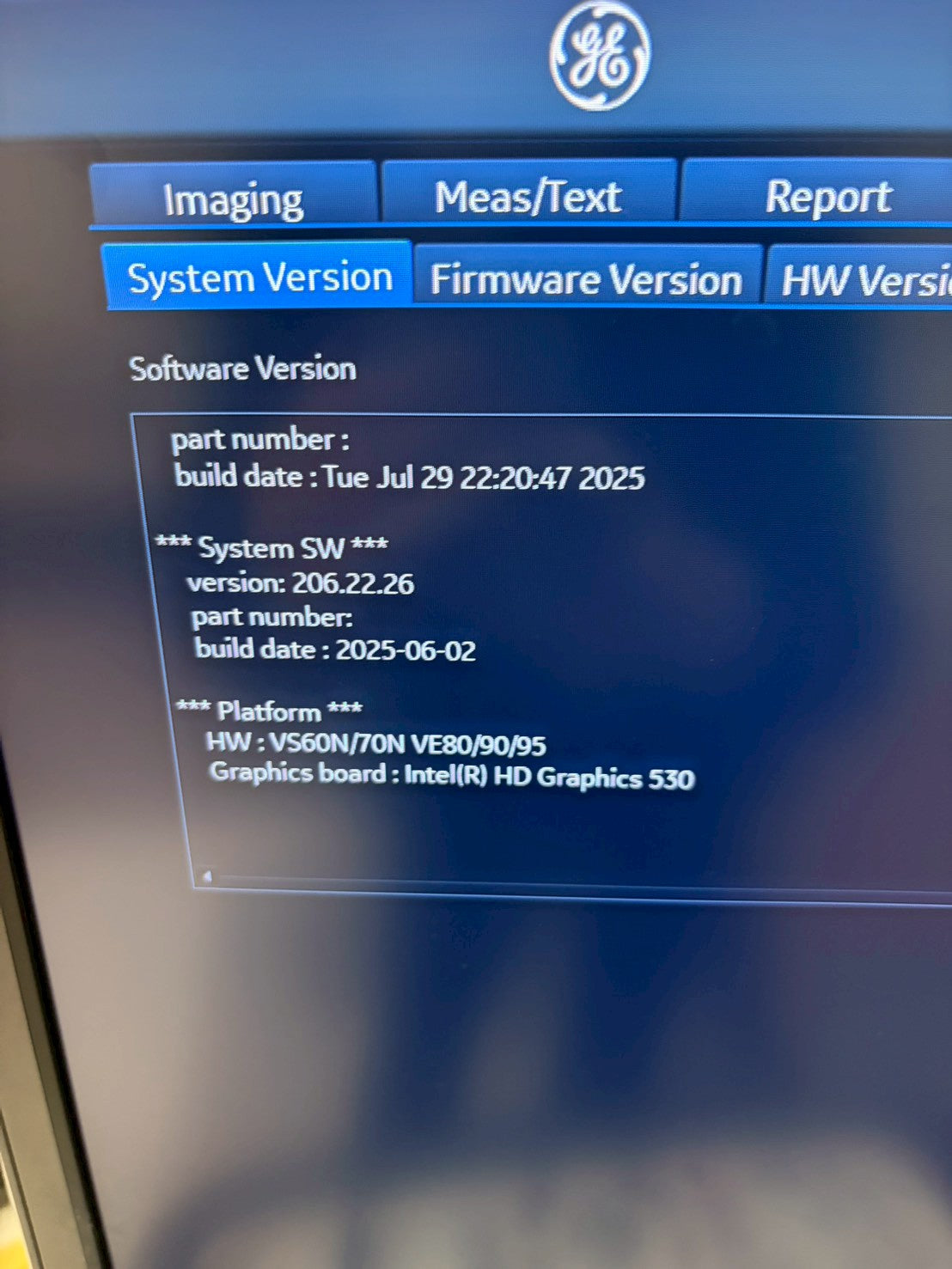 GE Vivid E95 Ultra Edition V206 Ultrasound with sector probe, 4D probe, linear probe and convex probe.