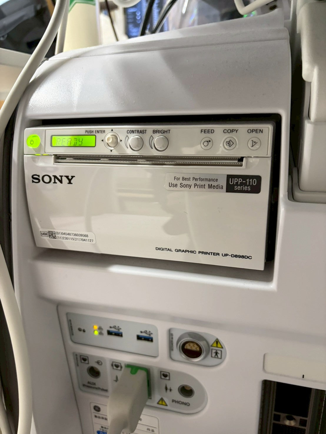 GE Vivid E95 Ultra Edition V206 Ultrasound with sector probe, 4D probe, linear probe and convex probe.