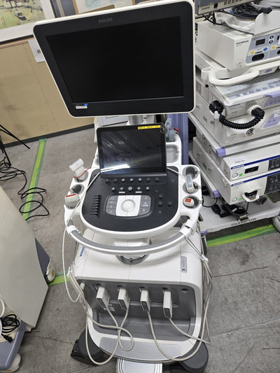 Philips Epiq 7G year 2016 Ultrasound with cardiac, linear, linear and convex probe