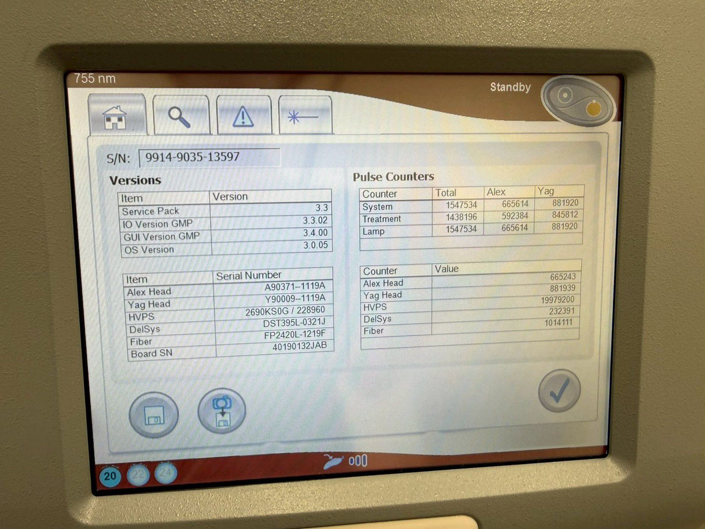Candela GentleMax Pro Laser System refurbished machine MOF:2019