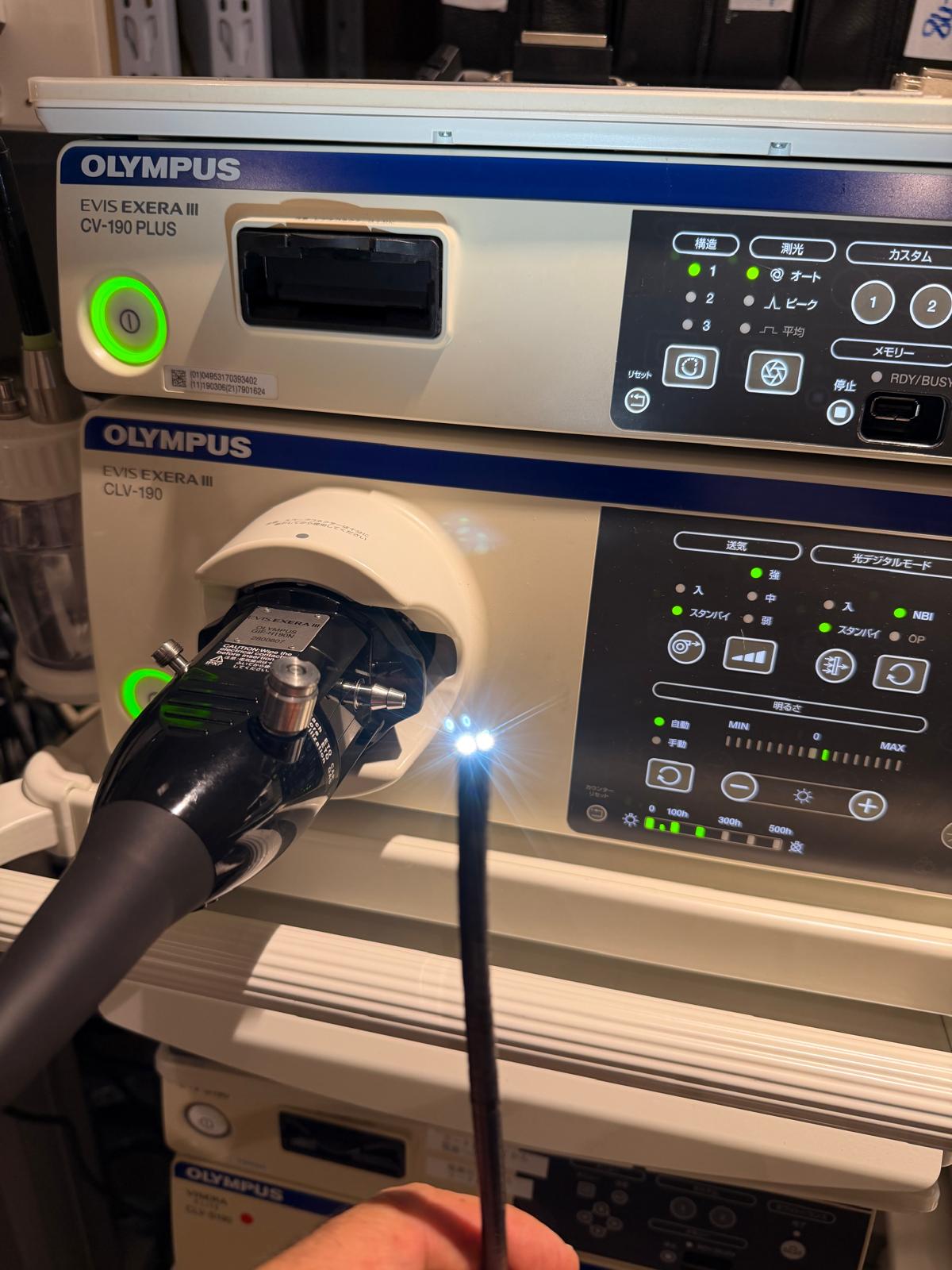 Olympus CV-190،CLV-190 light source and processor REFURBISHED
