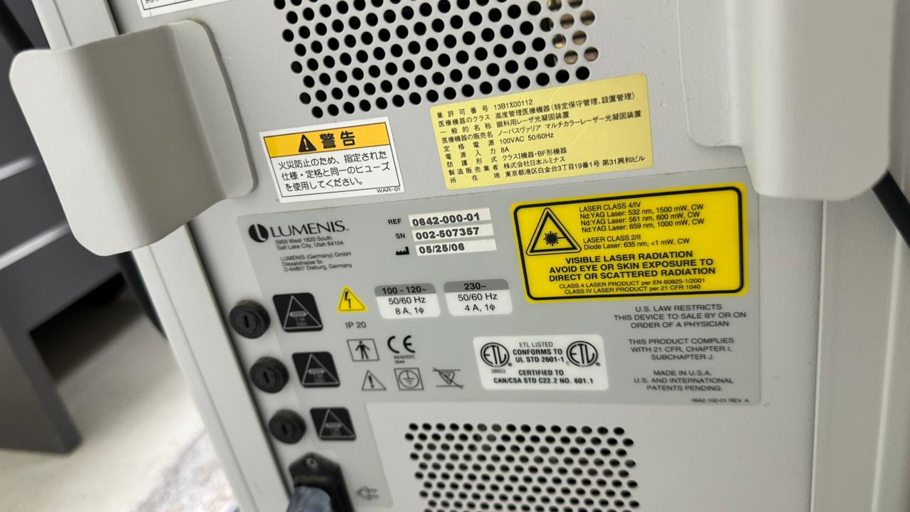 Lumenis Novus® Varia Ophthalmic Laser System