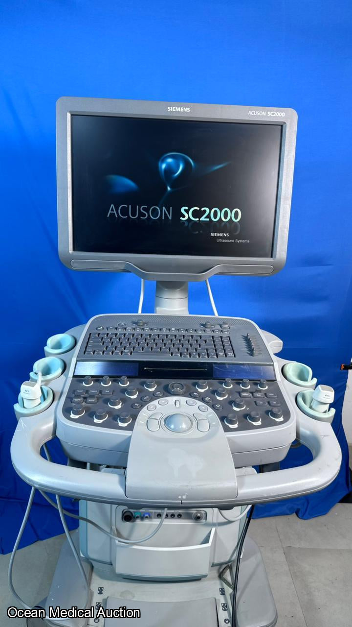 Seimens Acuson SC2000 ultrasoound with cardiac probe(2013)