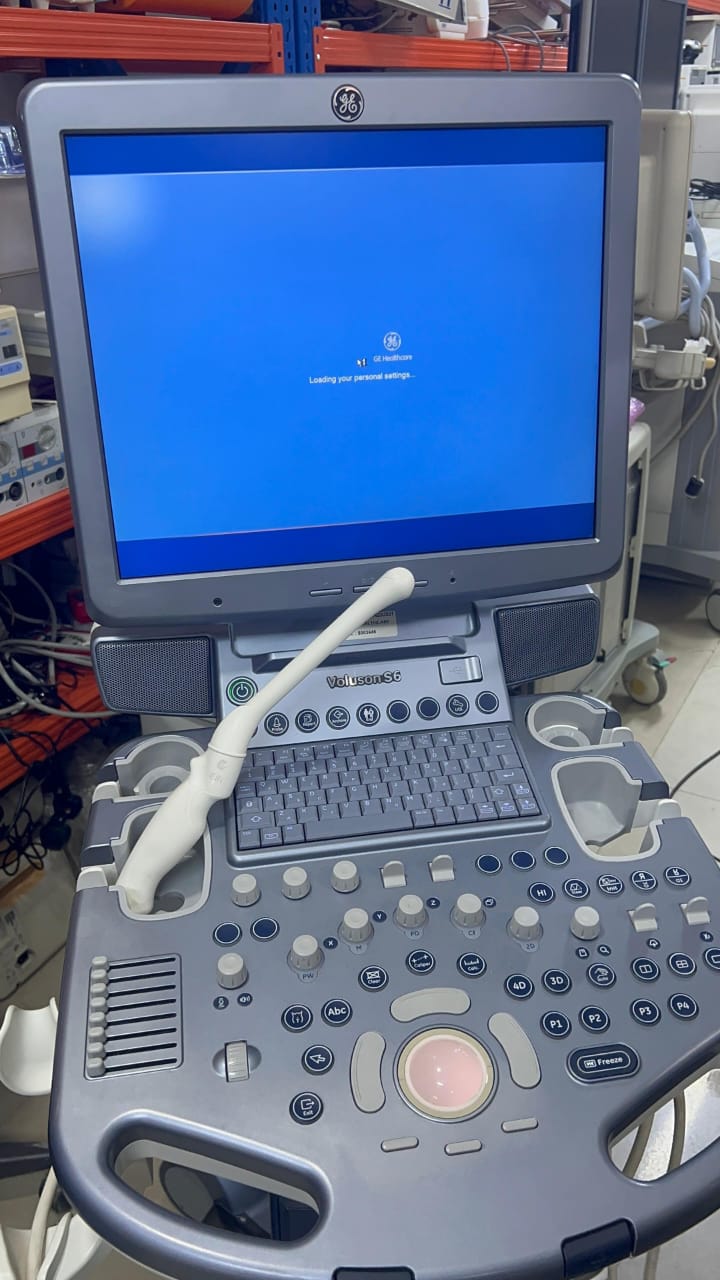 GE Voluson S6 with convex and TVS probe Year 2013