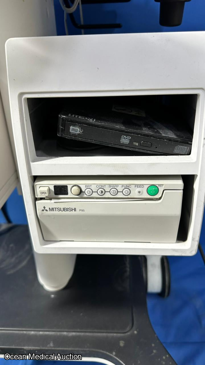 GE Logiq E Portable Ultrasound System (2012) with 3S-RS Cardiac Prob