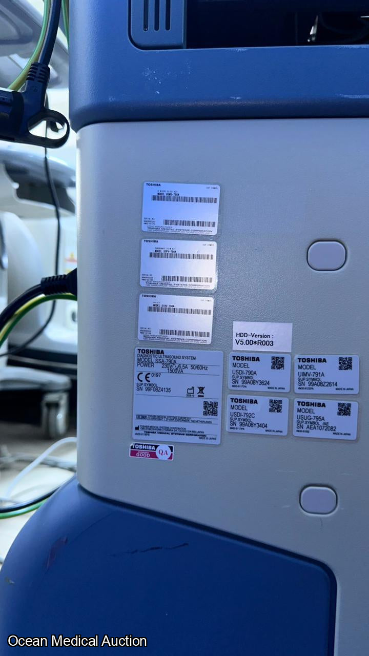 Toshiba istyle ultrasound linear, convex and micro cardiac probe