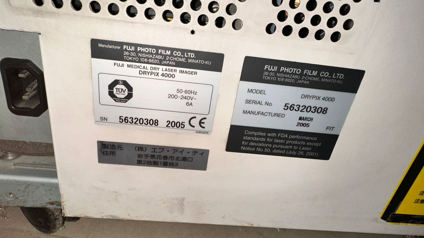 Fujifilm Drypix 4000 X-Ray Printer