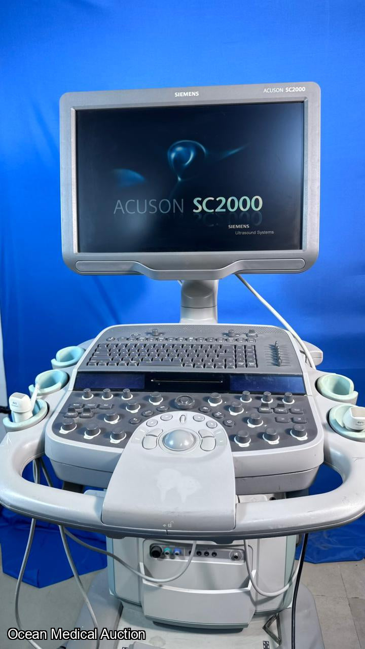 Seimens Acuson SC2000 ultrasoound with cardiac probe(2013)