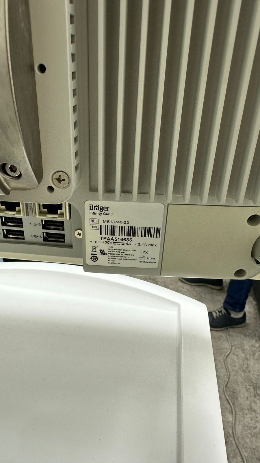 Dräger Evita Infinity® V500 / Infinity C500 Ventilator System