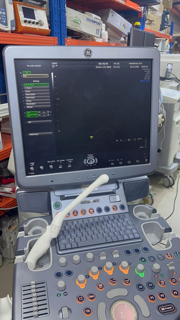 GE Voluson S6 with convex and TVS probe Year 2013