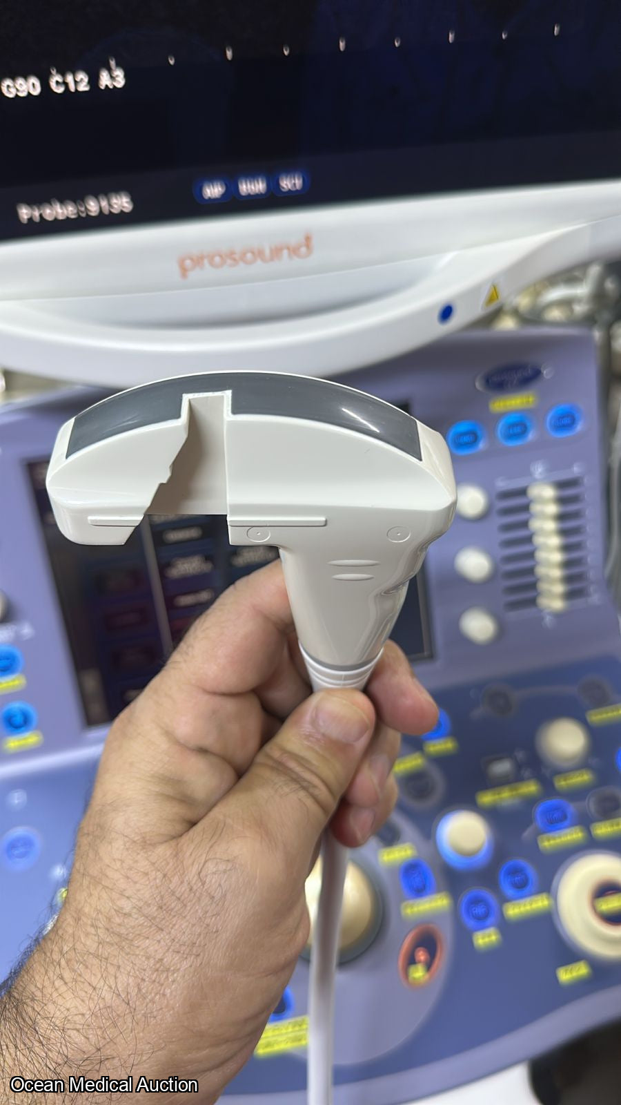Aloka Ust 9135p curved (convex) array ultrasound transducer / probe.SN.20050045